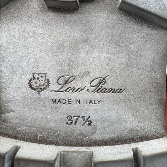 NEW Loro Piana Lomond Penny Loafers Autumn Chestnut Natu - Picture 11 of 14